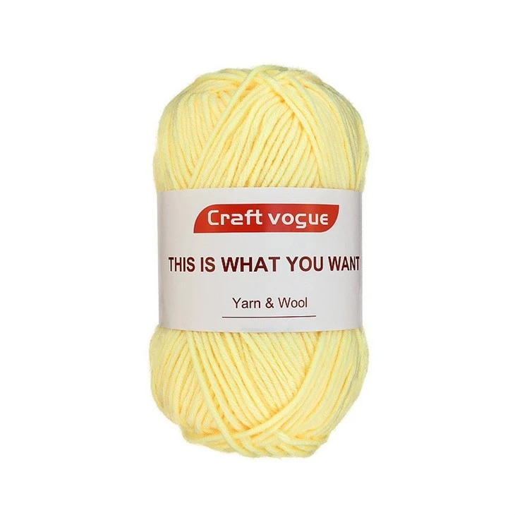 self striping acrylic yarn