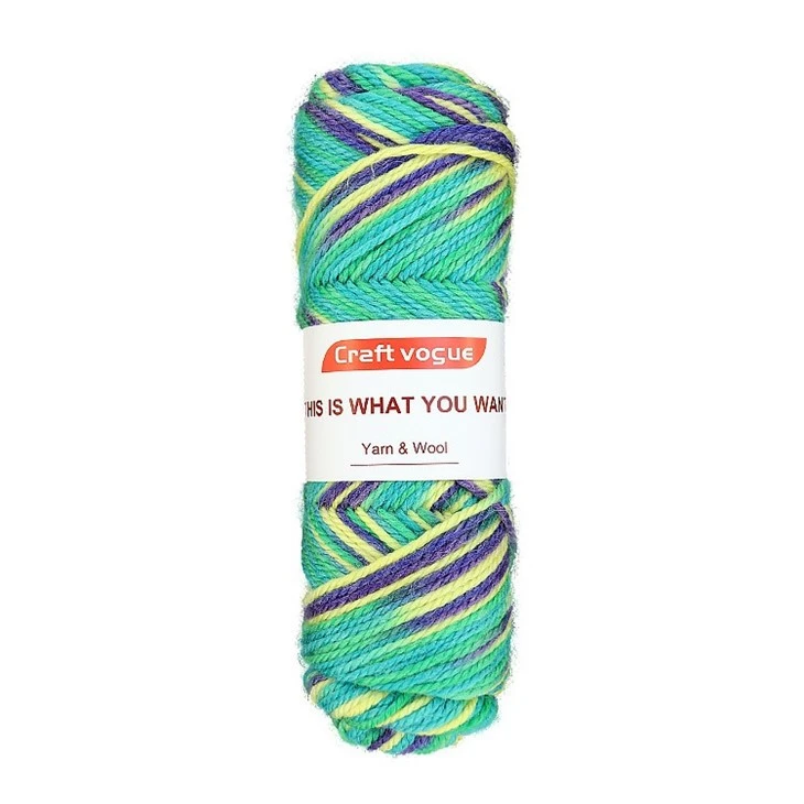camouflage knitting wool