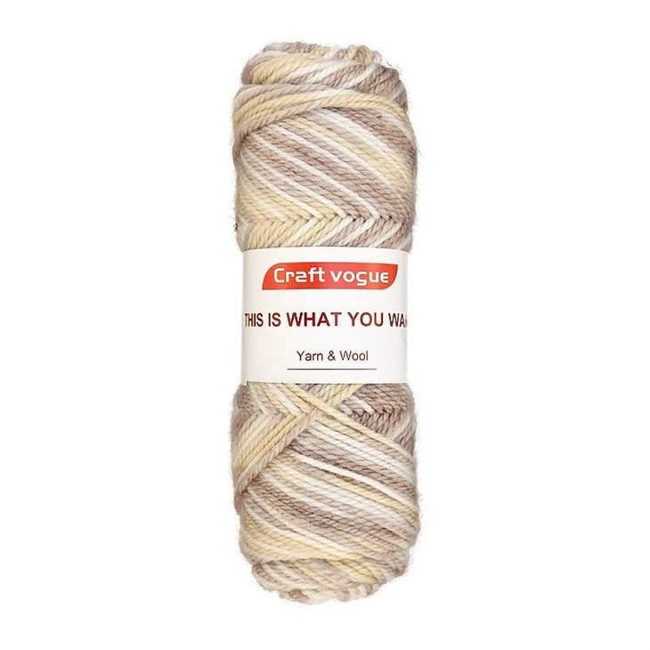 camo colored yarn
